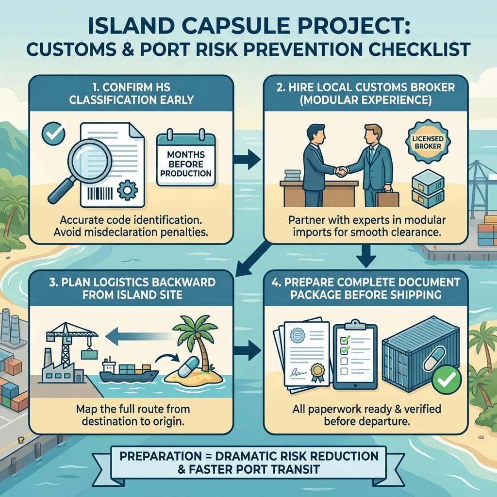 How to Protect Your Island Capsule Project From Customs and Port Risks 2