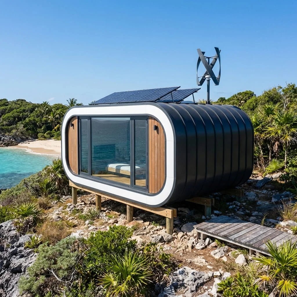Island capsule housing